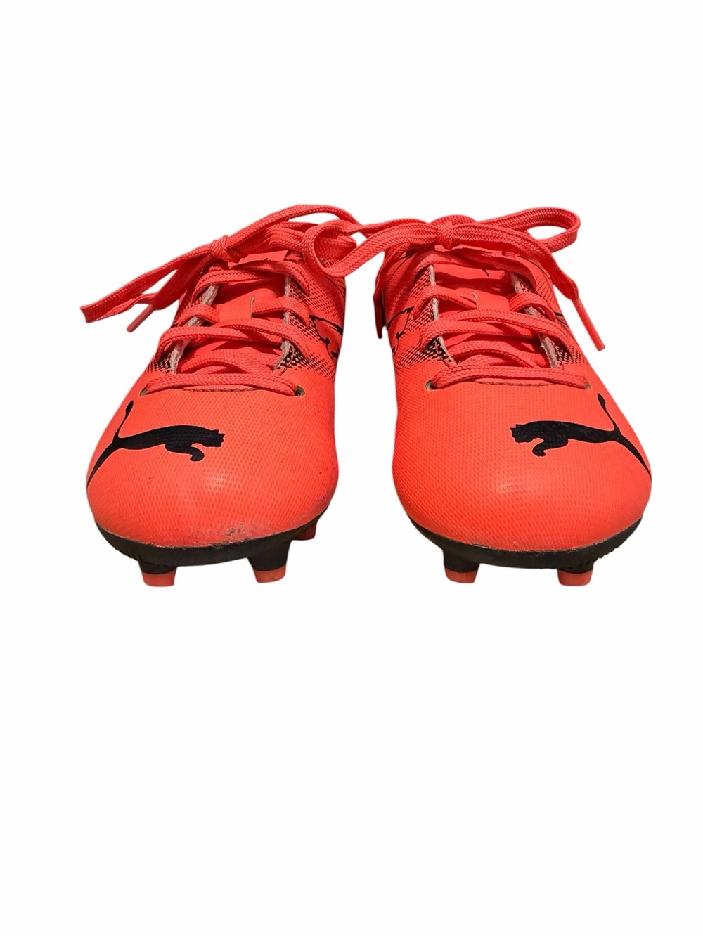 Puma Kids' Attacanto Orange Ultra Play FG/AG Soccer Cleats | Size Youth 12 - Picture 4 of 8